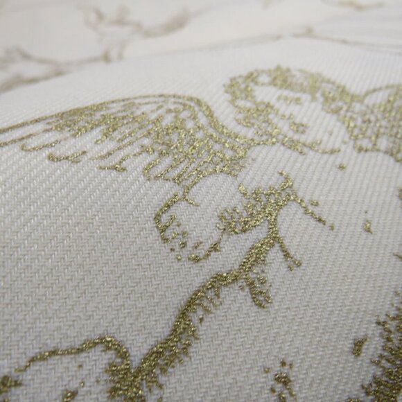 Fabric CHERBS Light Cream with Warm Gold (Baby Angels) Heavy Weight 2.5 lbs - Picture 5 of 11